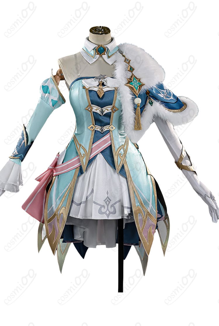 ヴァレサ「燃えさかる彩炎」コスプレ衣装本体の正面デザイン