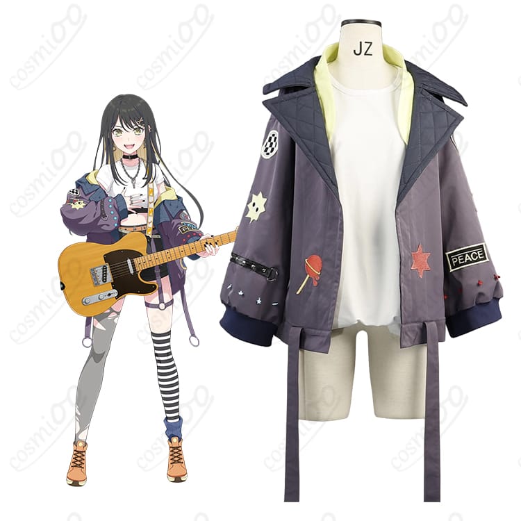 『BanG Dream! Our Notes』須賀蕾叶のキャラクター参考画像とコート衣装の全体構成
