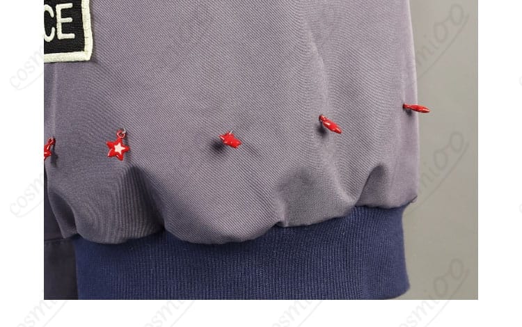 須賀蕾叶コスプレ衣装の袖まわりに施された装飾ディテール