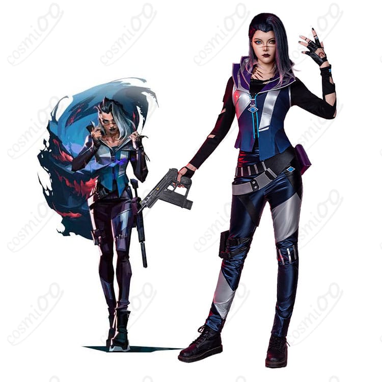 VALORANTのフェイドのキャラクターイメージとエージェント衣装の商品画像