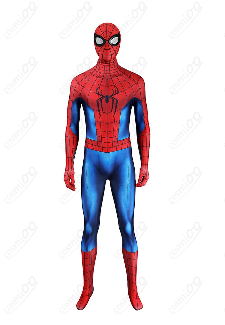 ピーター・パーカー用スパイダーマン全身ボディスーツの正面