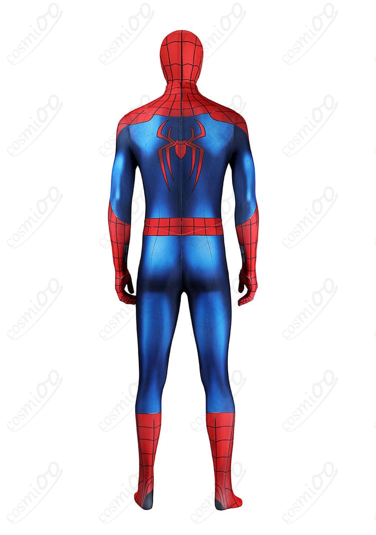 ピーター・パーカー用スパイダーマン全身ボディスーツの背面
