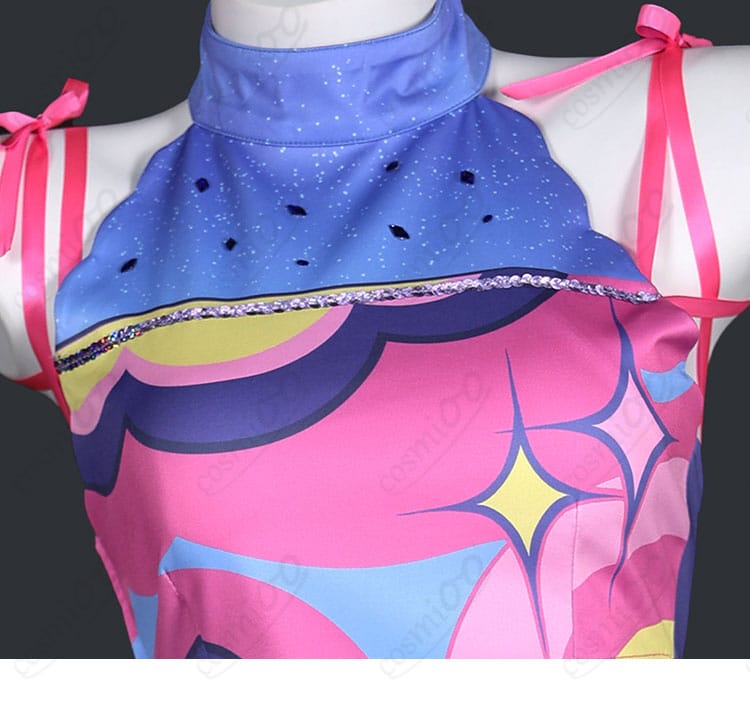 ガラクタロード衣装のジャケット上半身と縫製ディテール