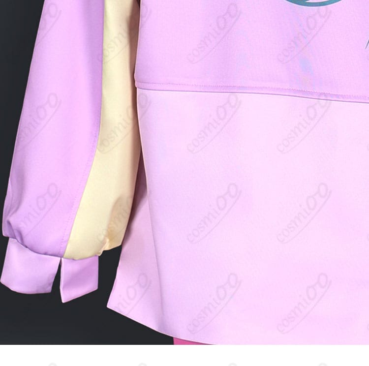 花海咲季コスプレ衣装の袖口装飾と配色ディテール