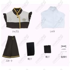 BanG Dream! ビオラ・ベル・ポポ フェアリィブゥケ制服風コスプレ衣装5点セット - 4枚目の画像（サムネイル）