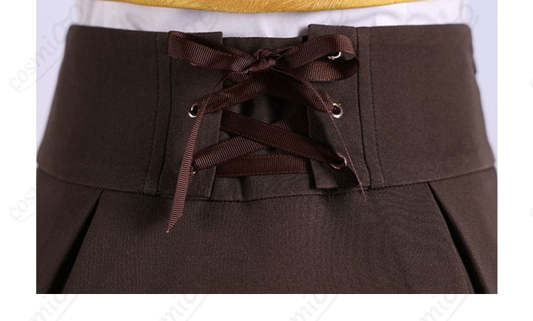 フェアリィブゥケ制服風スカートの後ろ側にある結びひもの細部