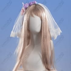Re:ゼロから始める異世界生活 エミリア（EMT）ウェディングVer.コスプレ衣装6点セット - 6枚目の画像（サムネイル）
