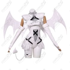 勝利の女神：NIKKE ブラン ホワイトデビルVer. 翼付きコスプレ衣装フルセット - 1枚目の画像（サムネイル）