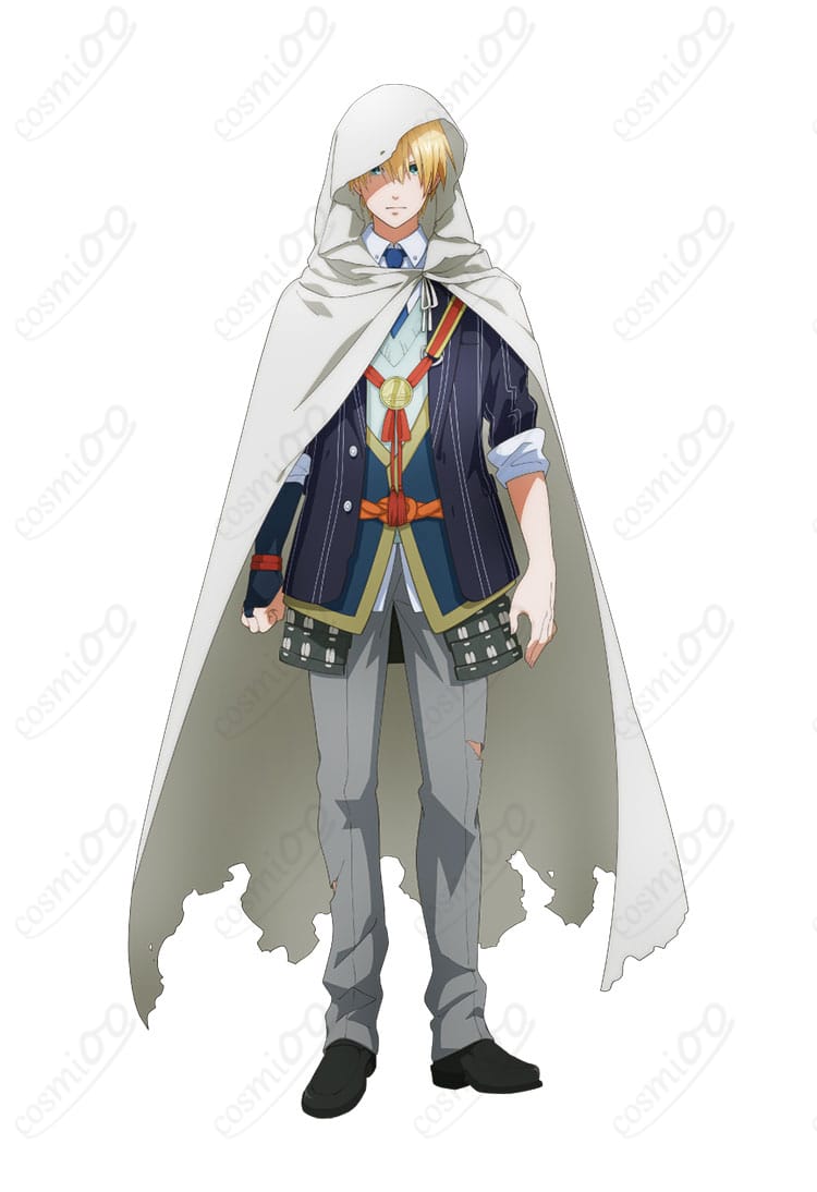 刀剣乱舞ONLINE 山姥切国広の通常衣装コスプレセット正面全体
