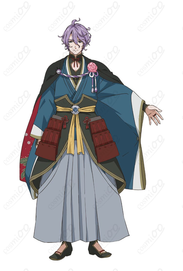 刀剣乱舞ONLINEの歌仙兼定通常衣装を正面から着用した全身イメージ