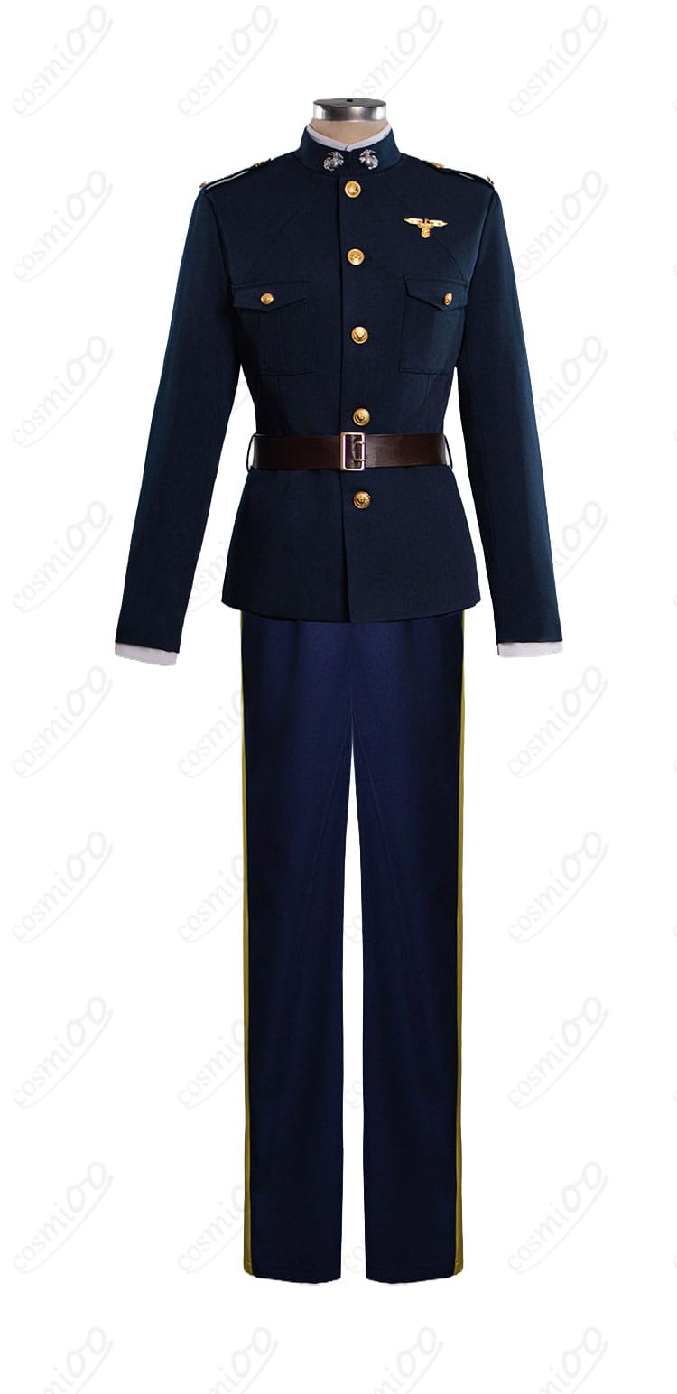 スタンリー・スナイダー軍服コスプレ衣装のコートとズボンの正面デザイン