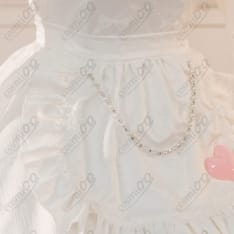 勝利の女神：NIKKE アリス白メイド衣装｜うさ耳付きで写真映えする3点セット - 5枚目の画像（サムネイル）