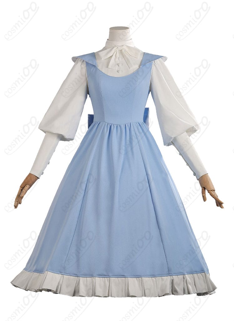 ロキシー・ミグルディア私服衣装の正面デザインとリボンタイ
