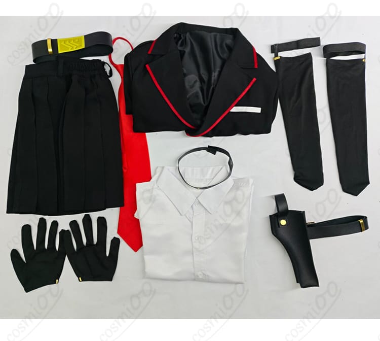 ブルーアーカイブ五十嵐ショウコ制服コスプレ衣装の左側面