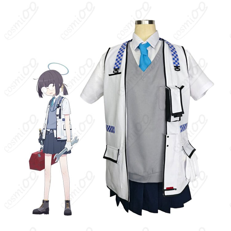 ブルーアーカイブのミレニアム生徒Aキャラクターイメージと学園制服の商品画像