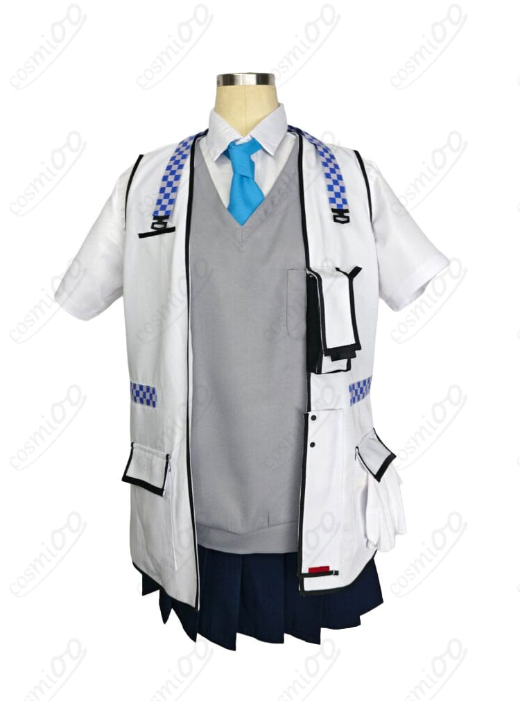 ミレニアム生徒Aコスプレ衣装のジャケットとスカートを確認できる正面画像