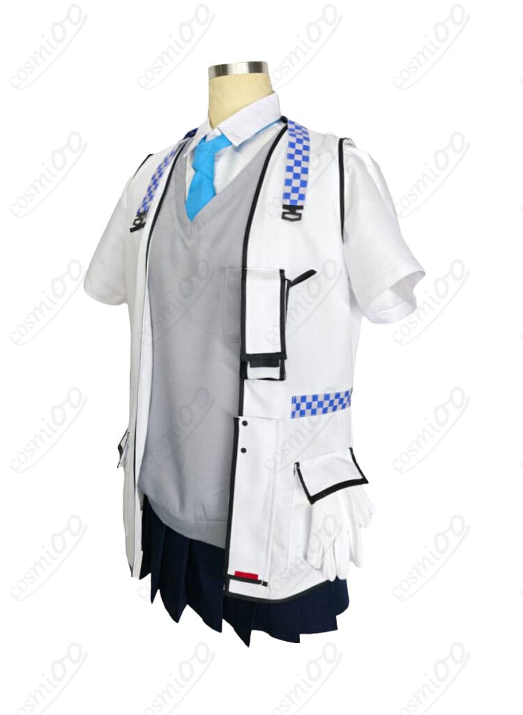 ミレニアム生徒A学園制服の左側デザインとシルエットの詳細画像