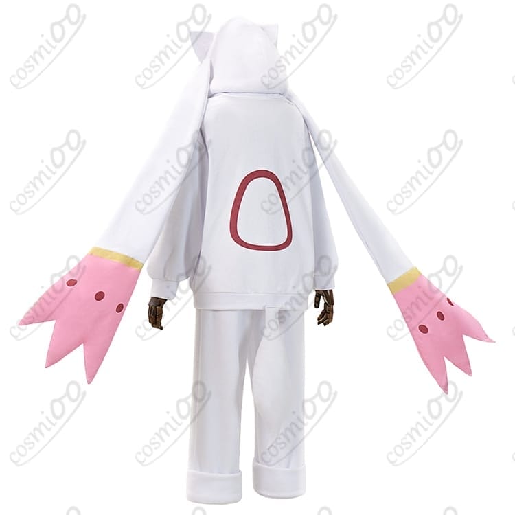 魔法少女まどか☆マギカ 鹿目まどか キュゥべえ着ぐるみパジャマ衣装・上下セット - 3枚目の画像