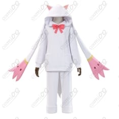 魔法少女まどか☆マギカ 鹿目まどか キュゥべえ着ぐるみパジャマ衣装・上下セット - 1枚目の画像（サムネイル）