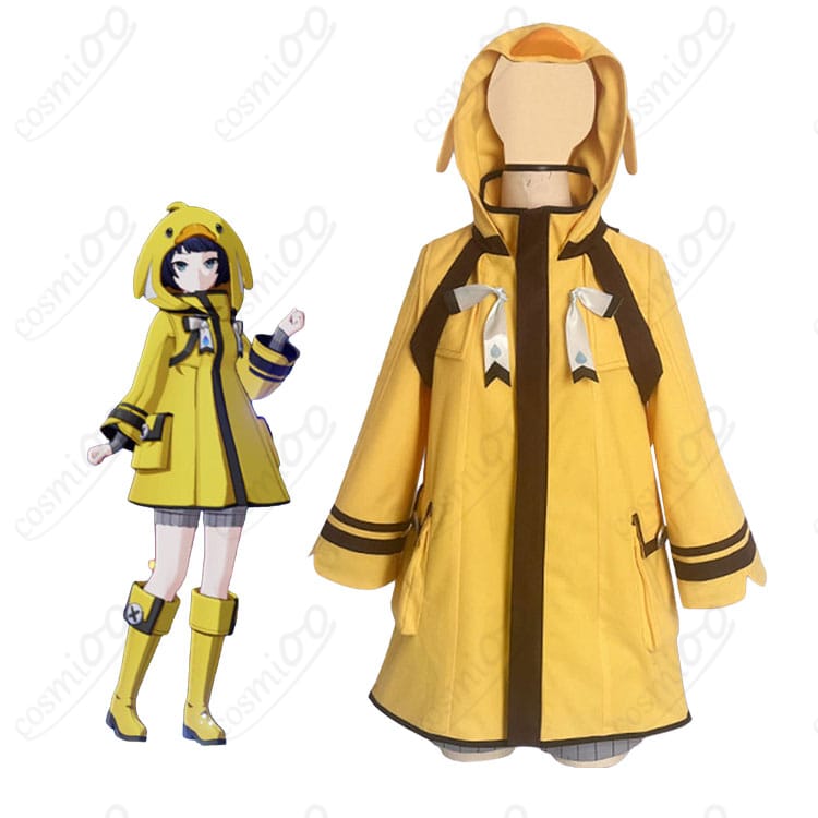 原神 星々の幻境マネキン(女性)とぱらぱら天気雨コスプレ衣装のイメージ