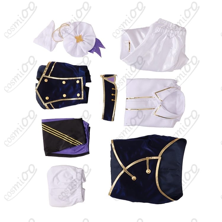 にじさんじ 白雪巴（巴様）FANTASIA共通衣装コスプレ｜高再現度7点セット - 6枚目の画像