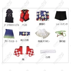 学園アイドルマスター 藤田ことね「冠菊」コスプレ衣装｜夏祭り映えする和風セット - 6枚目の画像（サムネイル）