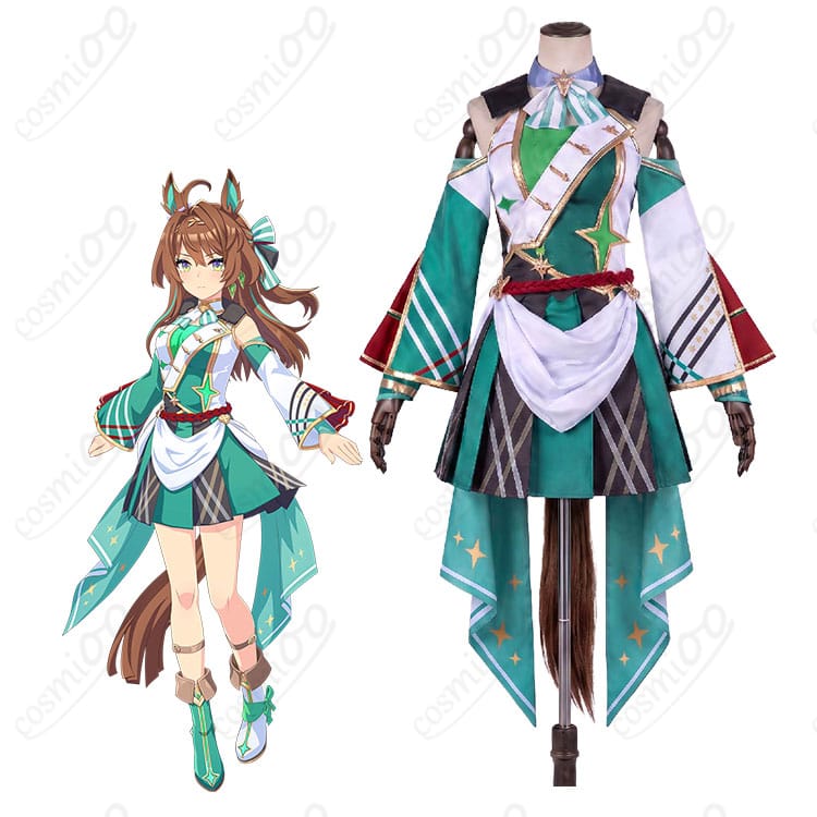 エフフォーリアのキャラクタービジュアルと勝負服コスプレ衣装の商品イメージ