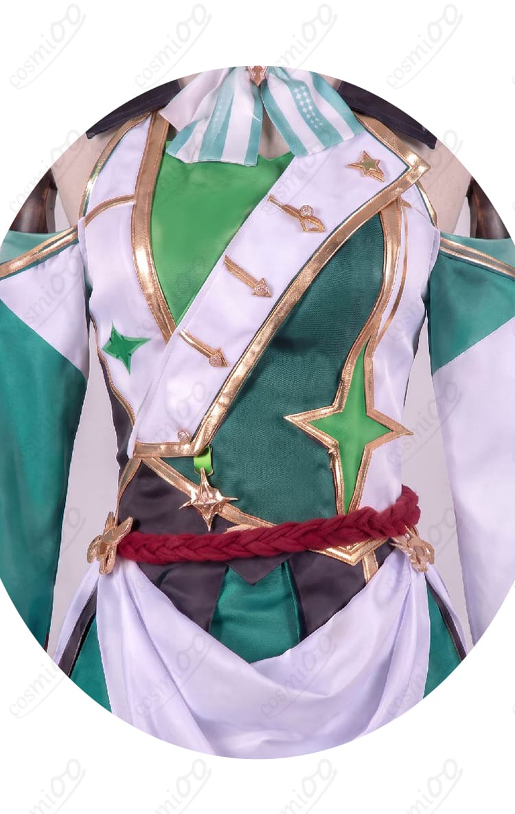 エフフォーリア勝負服の襟元に施された装飾ディテール