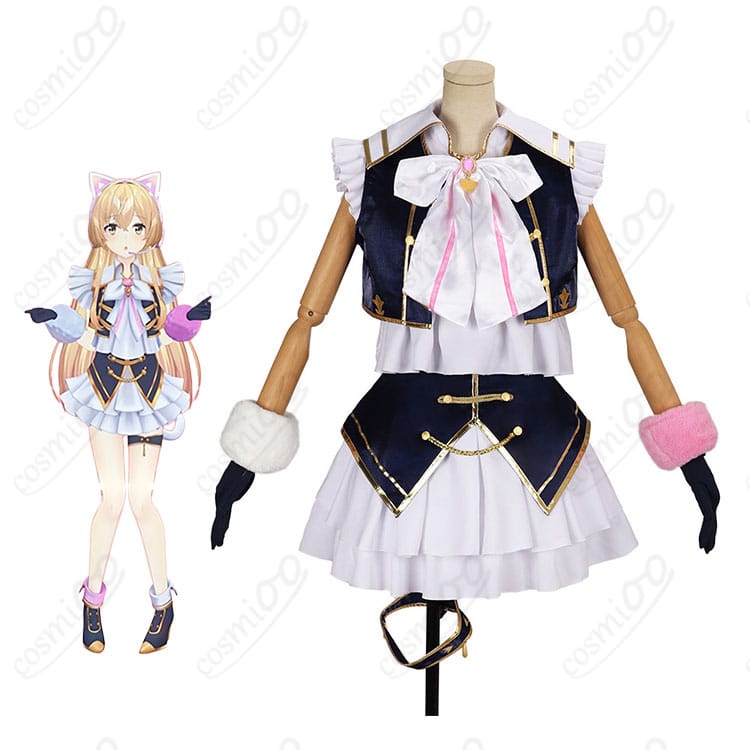 にじさんじ家長むぎのキャラクターイメージと3D共通衣装の商品全体像