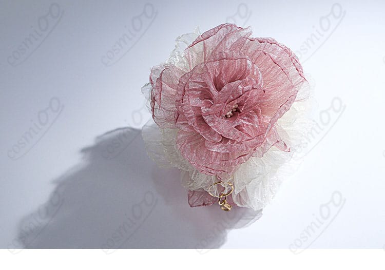 楊貴妃コスプレ衣装に付属する花飾りの拡大画像