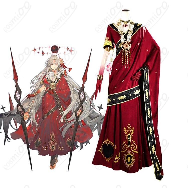 Fate/Grand Orderのドゥルガー第二再臨キャラクターイメージとコスプレ衣装の比較