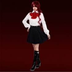 ペルソナ３ リロード 桐条美鶴 月光館学園制服 コスプレ衣装｜薄手で着脱しやすい３点セット - 5枚目の画像（サムネイル）