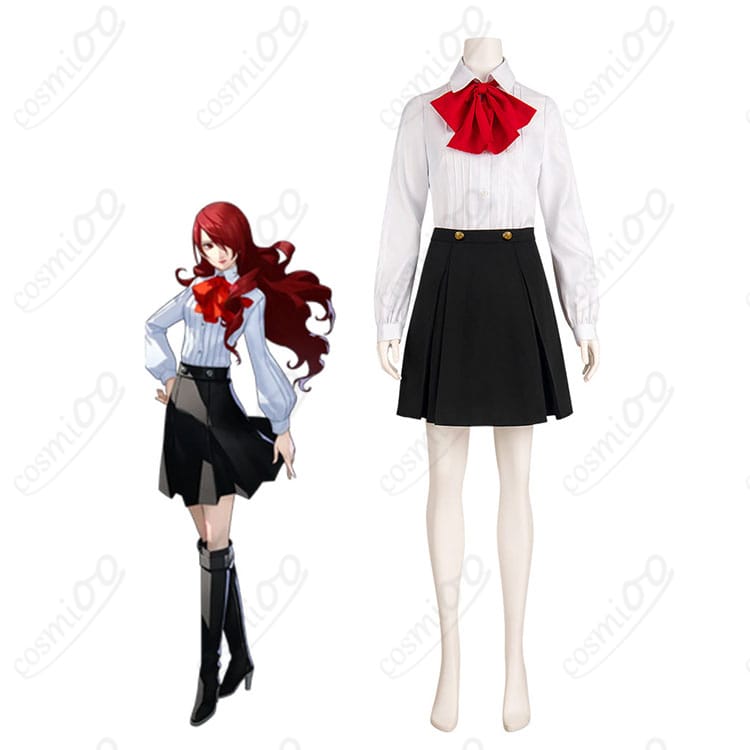『ペルソナ3 リロード』桐条美鶴のキャラクターイメージと月光館学園制服3点セット