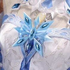 原神 氷の女皇（ツァーリツァ）王冠付きコスプレ衣装｜華やかな全13点セット - 3枚目の画像（サムネイル）