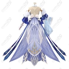 原神 氷の女皇（ツァーリツァ）王冠付きコスプレ衣装｜華やかな全13点セット - 2枚目の画像（サムネイル）