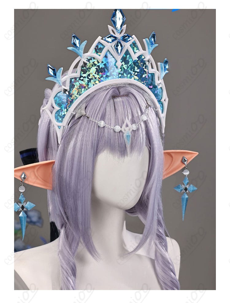 氷の女皇コスプレ用王冠の正面ディテール