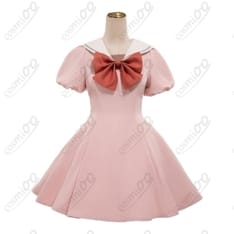 魔法少女まどか☆マギカ 鹿目まどか ピンク半袖ワンピース コスプレ衣装｜軽やかな着心地 - 1枚目の画像（サムネイル）