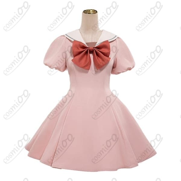 魔法少女まどか☆マギカ 鹿目まどか ピンク半袖ワンピース コスプレ衣装｜軽やかな着心地