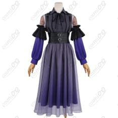BanG Dream!（バンドリ！）夢限大みゅーたいぷ 藤都子 コスプレ衣装｜紫ロングドレス・軽やか - 1枚目の画像（サムネイル）
