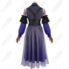 BanG Dream!（バンドリ！）夢限大みゅーたいぷ 藤都子 コスプレ衣装｜紫ロングドレス・軽やか - 3枚目の画像（サムネイル）
