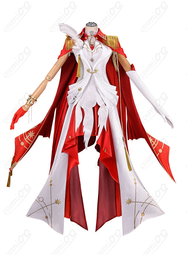 姫子・旅立ちコスプレ衣装のワンピースとマントの正面