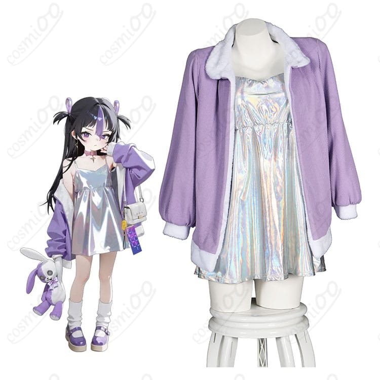 『勝利の女神:NIKKE』シュエンのキャラクター画像とPROJECT MATIS 幼少期Ver.衣装の比較