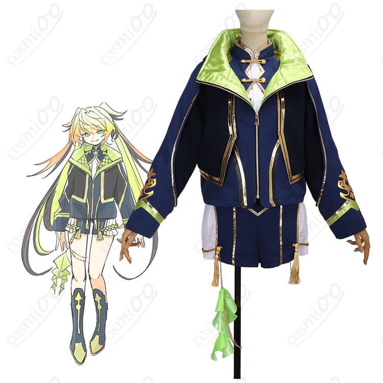 メリッサ・キンレンカのキャラクタービジュアルとにじさんじ共通コスプレ衣装の商品イメージ