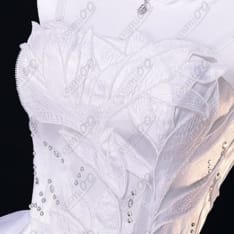 恋と深空 主人公（プレイヤー）心に残る羽の痕｜再現度重視のベール付き花嫁コスプレ衣装 - 4枚目の画像（サムネイル）