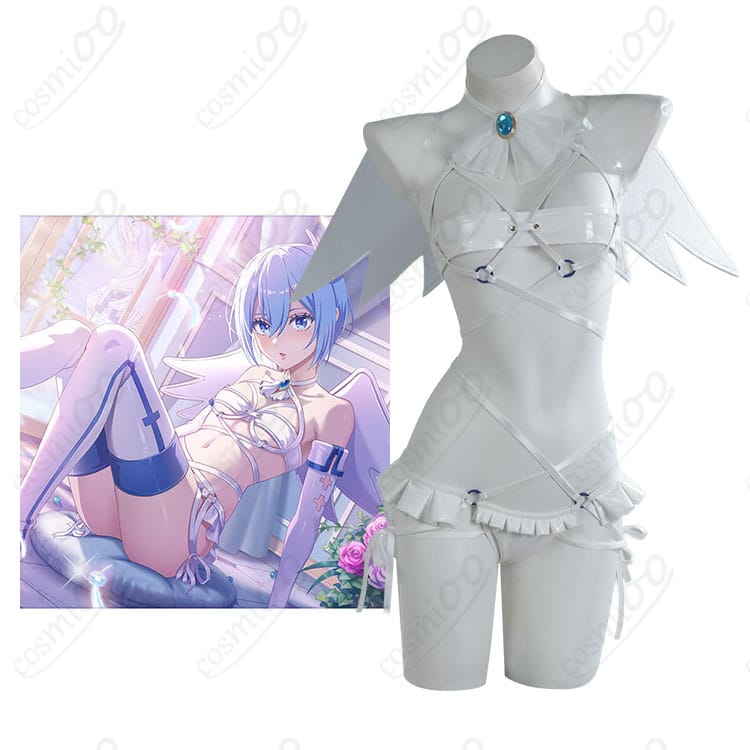 ノノア(乃愛)のキャラクターイメージと【静寂と調和】ノキエル衣装の商品紹介画像