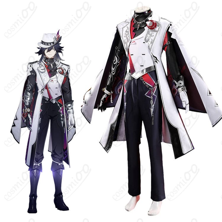 崩壊:スターレイルのアベンチュリン参考画像と通常コスプレ衣装の比較