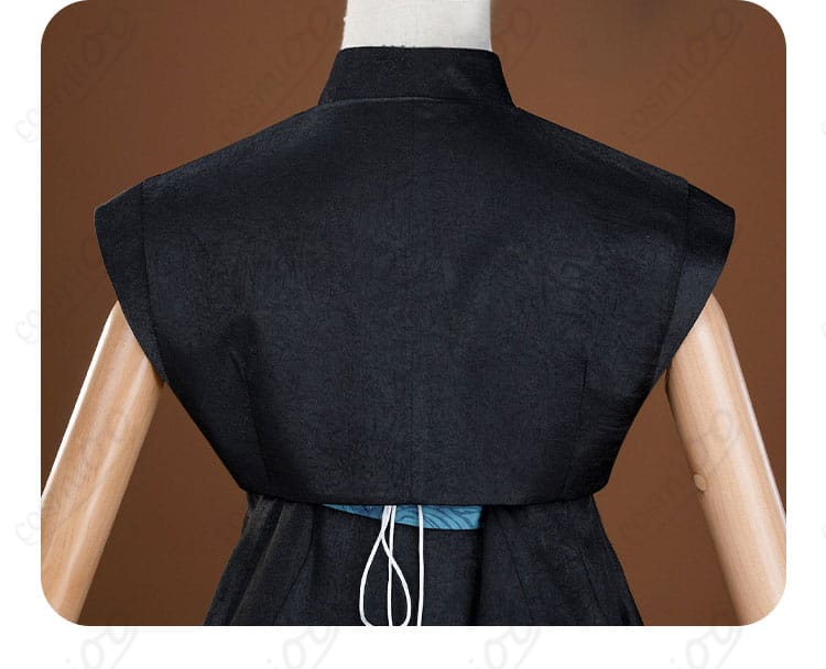 初音ミク ツリービレッジカフェ衣装の背面肩まわりのデザイン