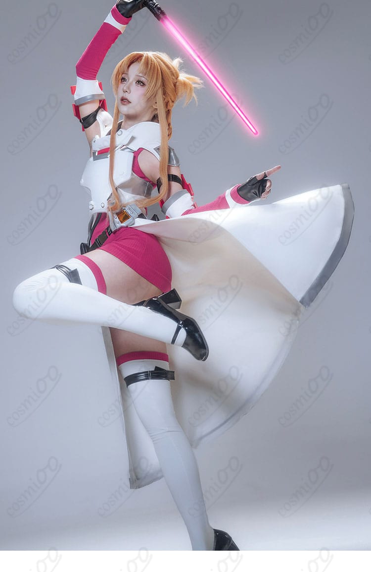 アスナGGO版コスプレ衣装を着用した左側面イメージ