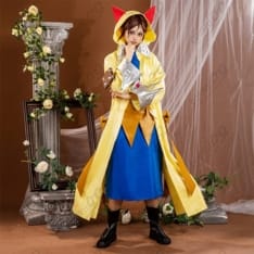 ファイナルファンタジーXIV（FF14）クルル・バルデシオン（クルル）猫耳フードのコスプレ衣装 - 6枚目の画像（サムネイル）