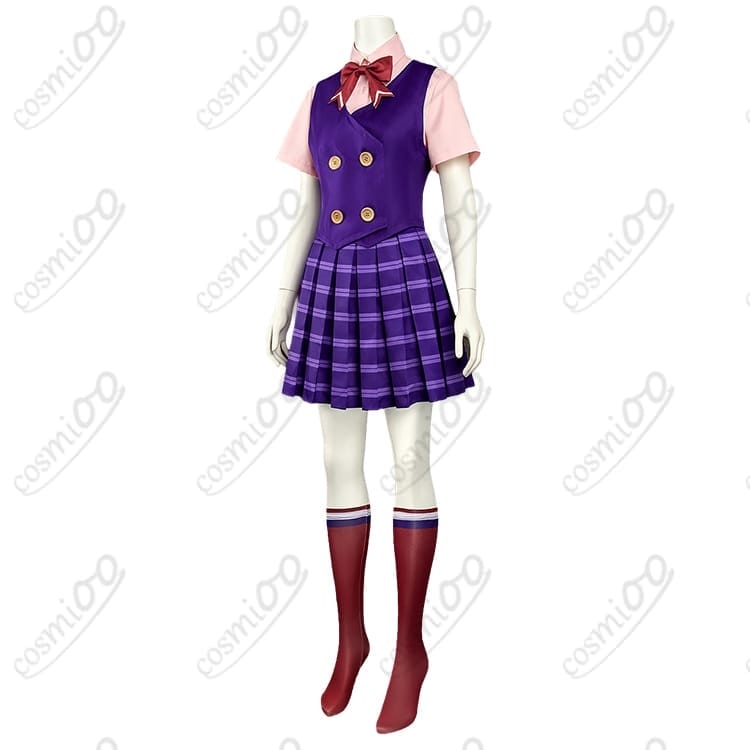 逆転裁判 蘇る逆転｜宝月茜（アカネ）高校生制服コスプレ衣装・初心者向け6点セット - 5枚目の画像